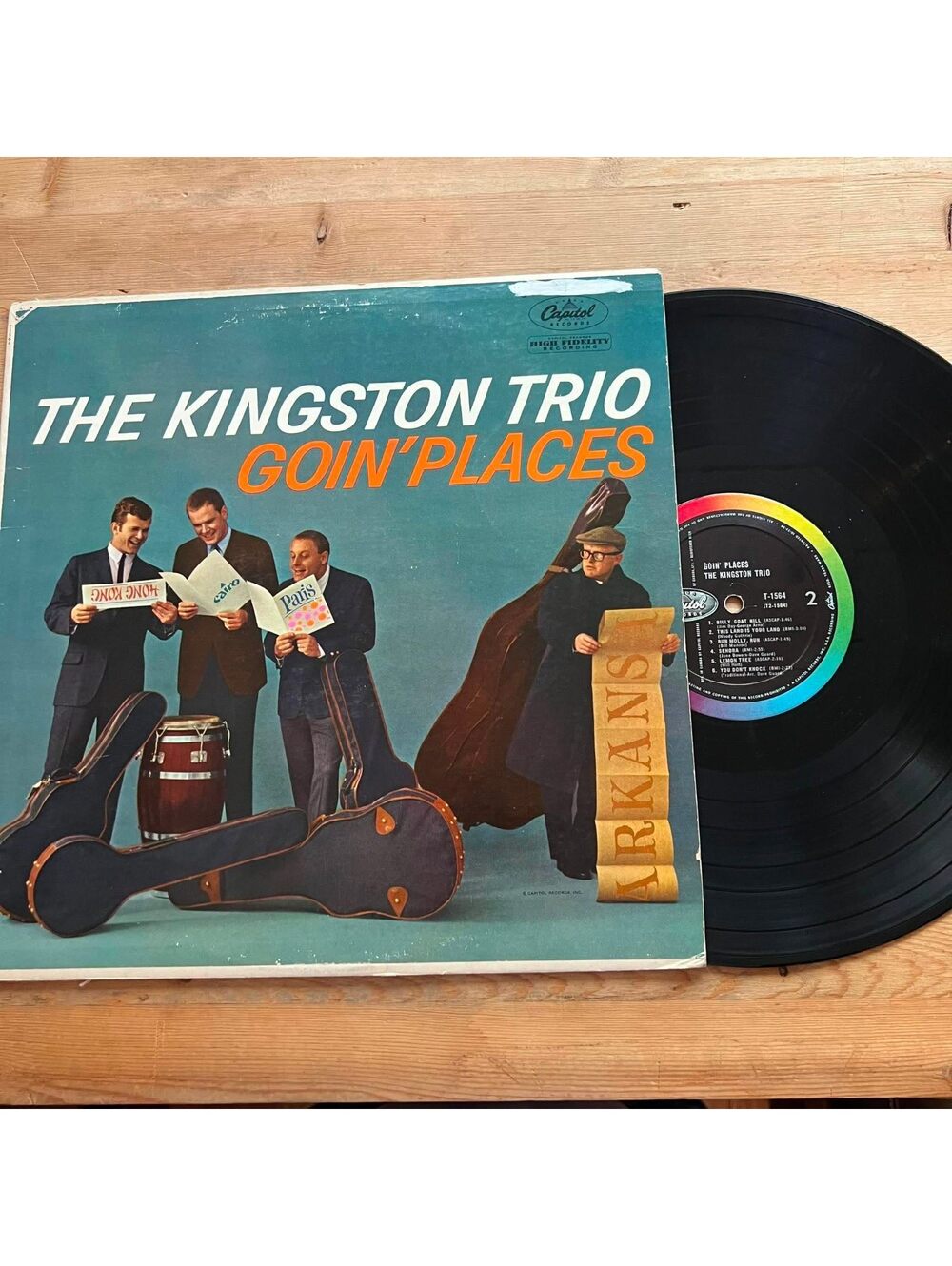 The Kingston Trio - Goin' Places 33rpm VG+ VR16